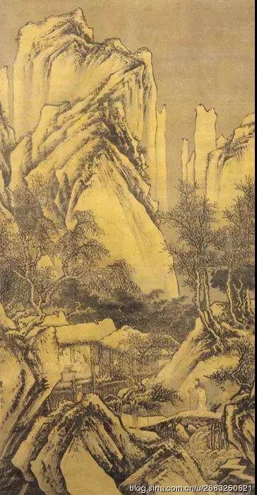 小央美水墨画作品欣赏,40幅养眼浅绛山水画