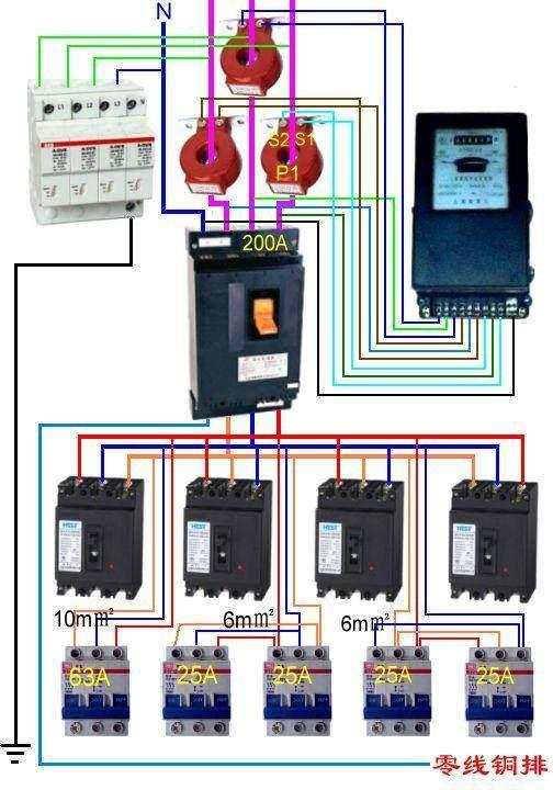 接电流互感器的单相电度表接线图,单相电能表与电流互感器接线方法