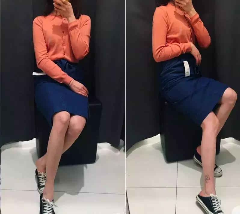优衣库的试衣间是什么样子的,优衣库肥佬裤