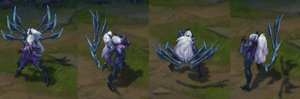 lol刀妹夜刃皮肤,lol新版刀妹夜行