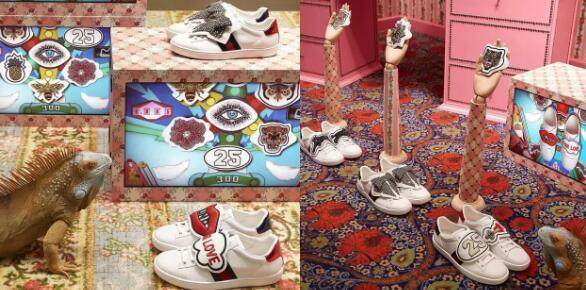 gucci小白鞋有一股香味,gucci小白鞋纯原是什么样子的