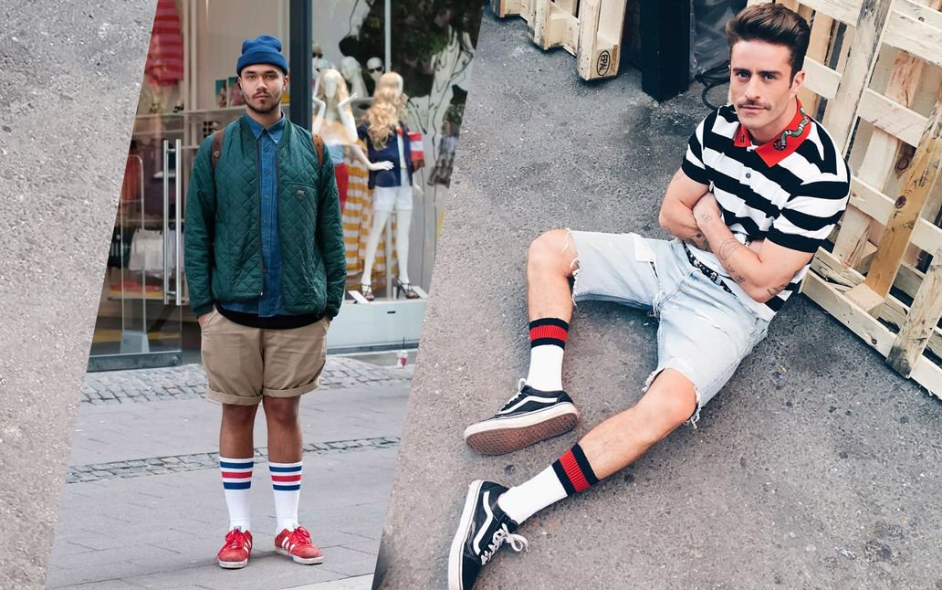 流行白袜仔，男装白袜穿搭技巧