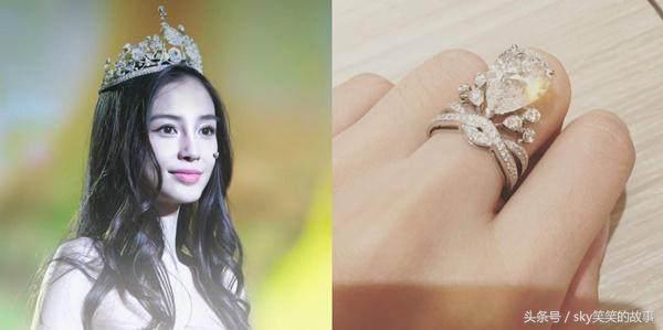 杨颖的钻戒值多少钱,杨颖钻戒价格多少万