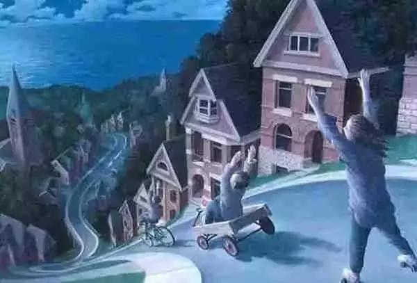 油画绘画故事,油画故事感