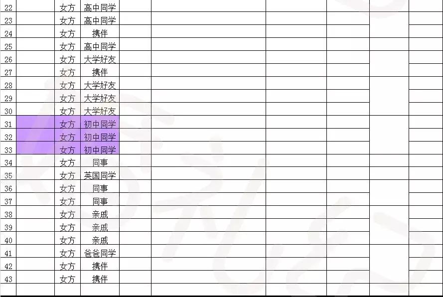 结婚流程最全详细清单excel表,高效备婚表格大全