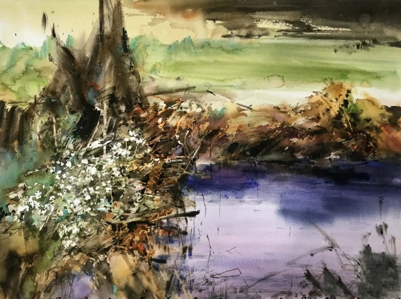 一组水彩,治愈型水彩作品