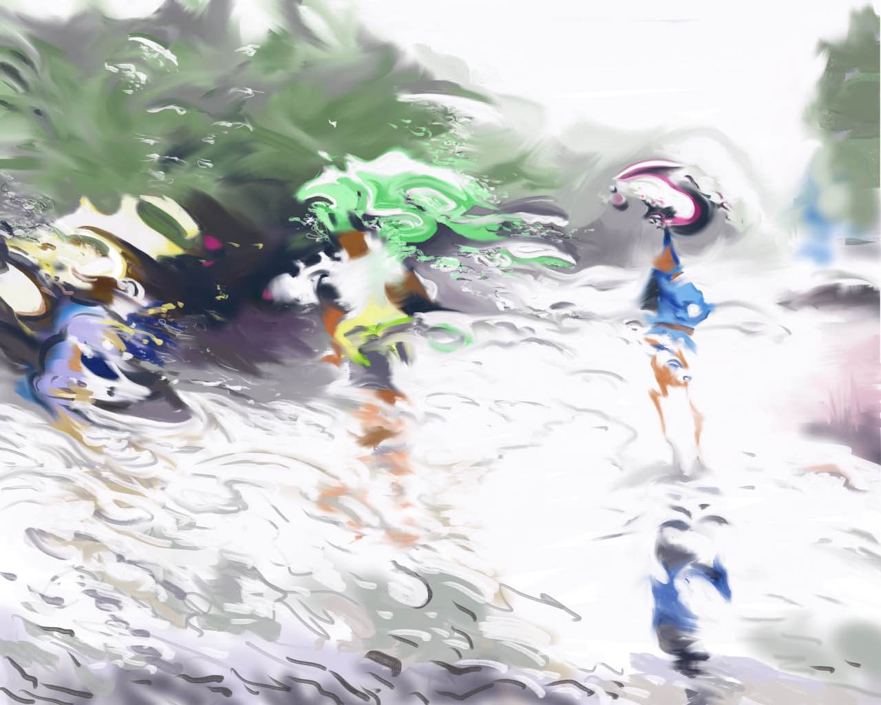 艺术家杨国辛作品,杨国辛油画作品欣赏