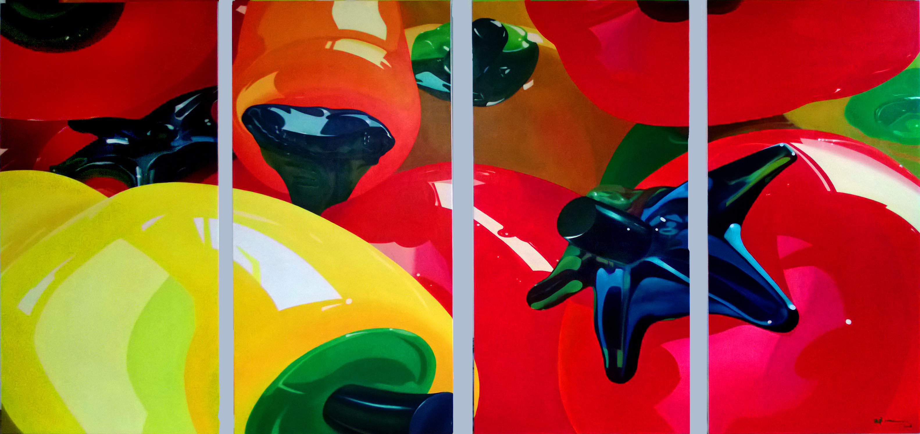 艺术家杨国辛作品,杨国辛油画作品欣赏