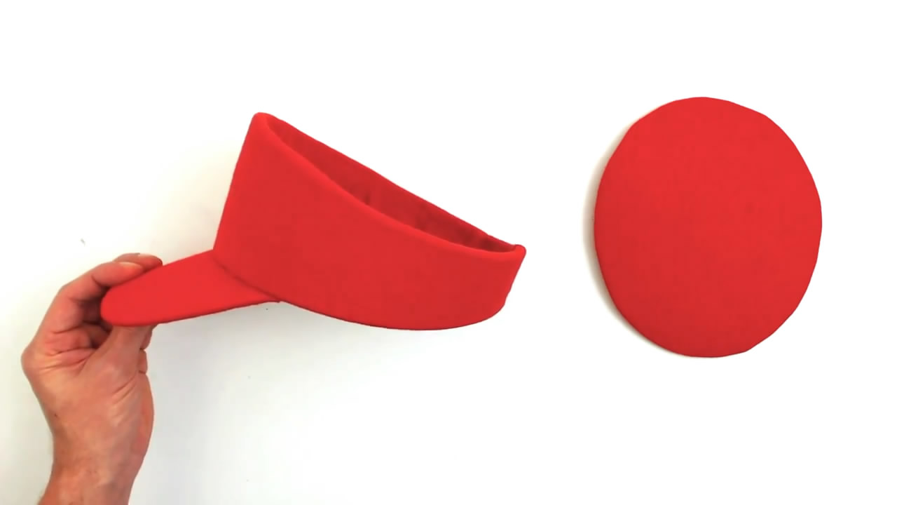 超级玛丽的帽子折纸,超级玛丽变身面具怎么做