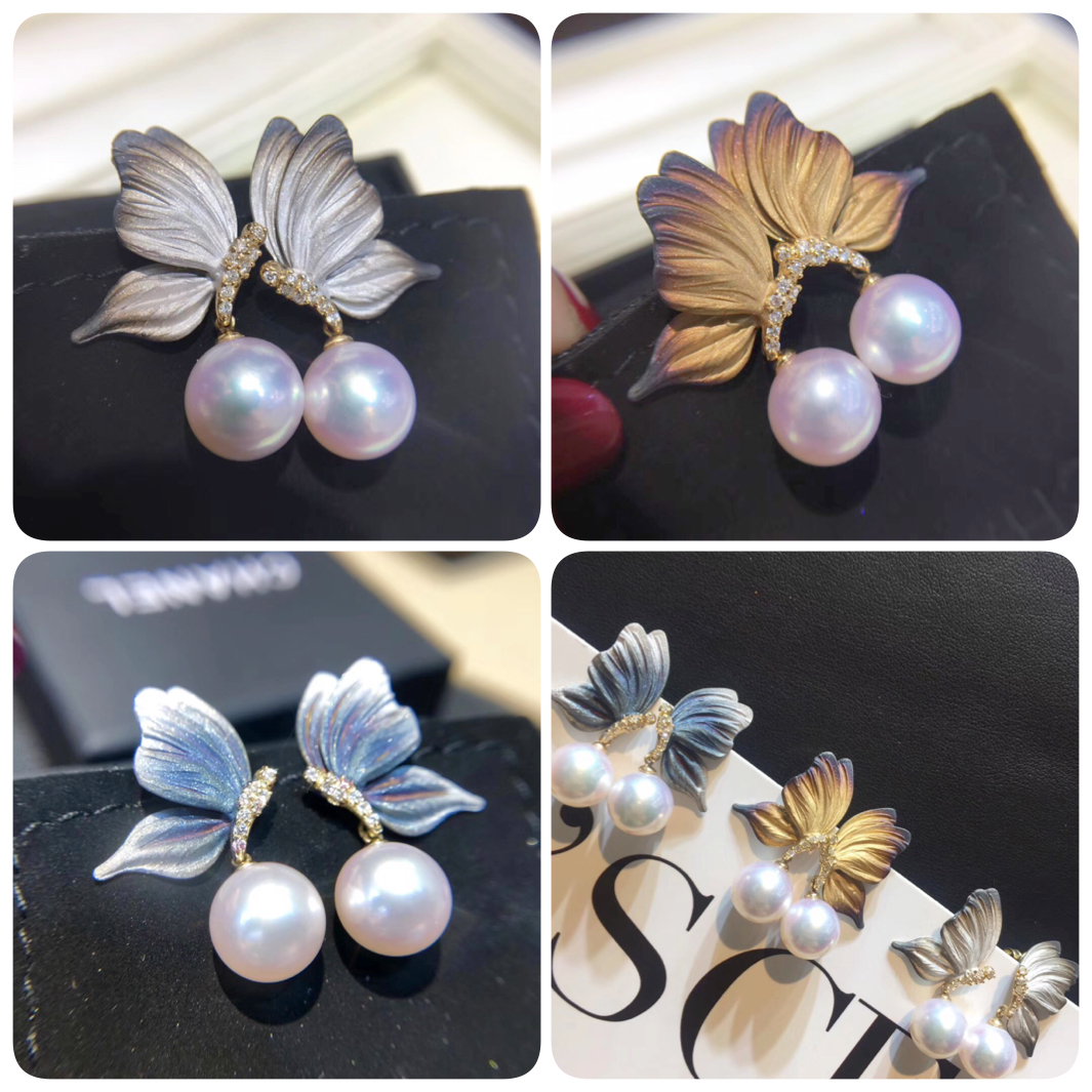 美过梵克雅宝！国际珠宝展上仙气四溢的蝴蝶珍珠珠宝！