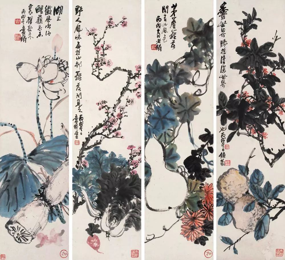 写意山水花鸟画精品欣赏,吴待秋山水画精品欣赏图文