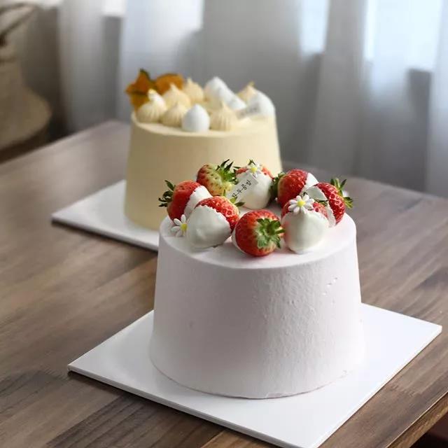 八齿裱花嘴奶油蛋糕简单造型,小孩子奶油蛋糕造型简单