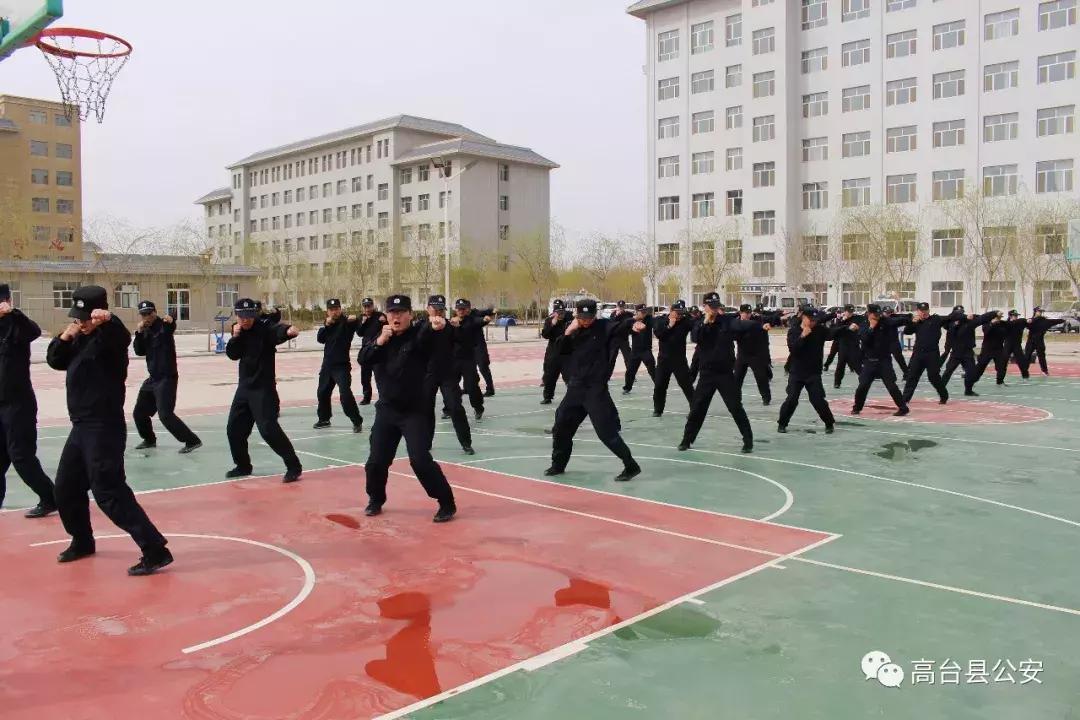高台县公安局政治轮训,战训结合圆满完成晋级轮训