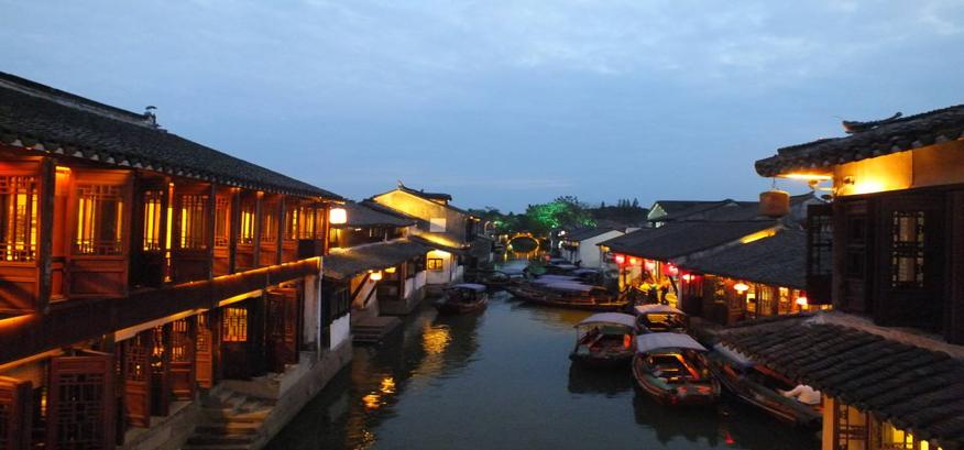 周庄从双桥入口游览路线图,周庄双桥攻略