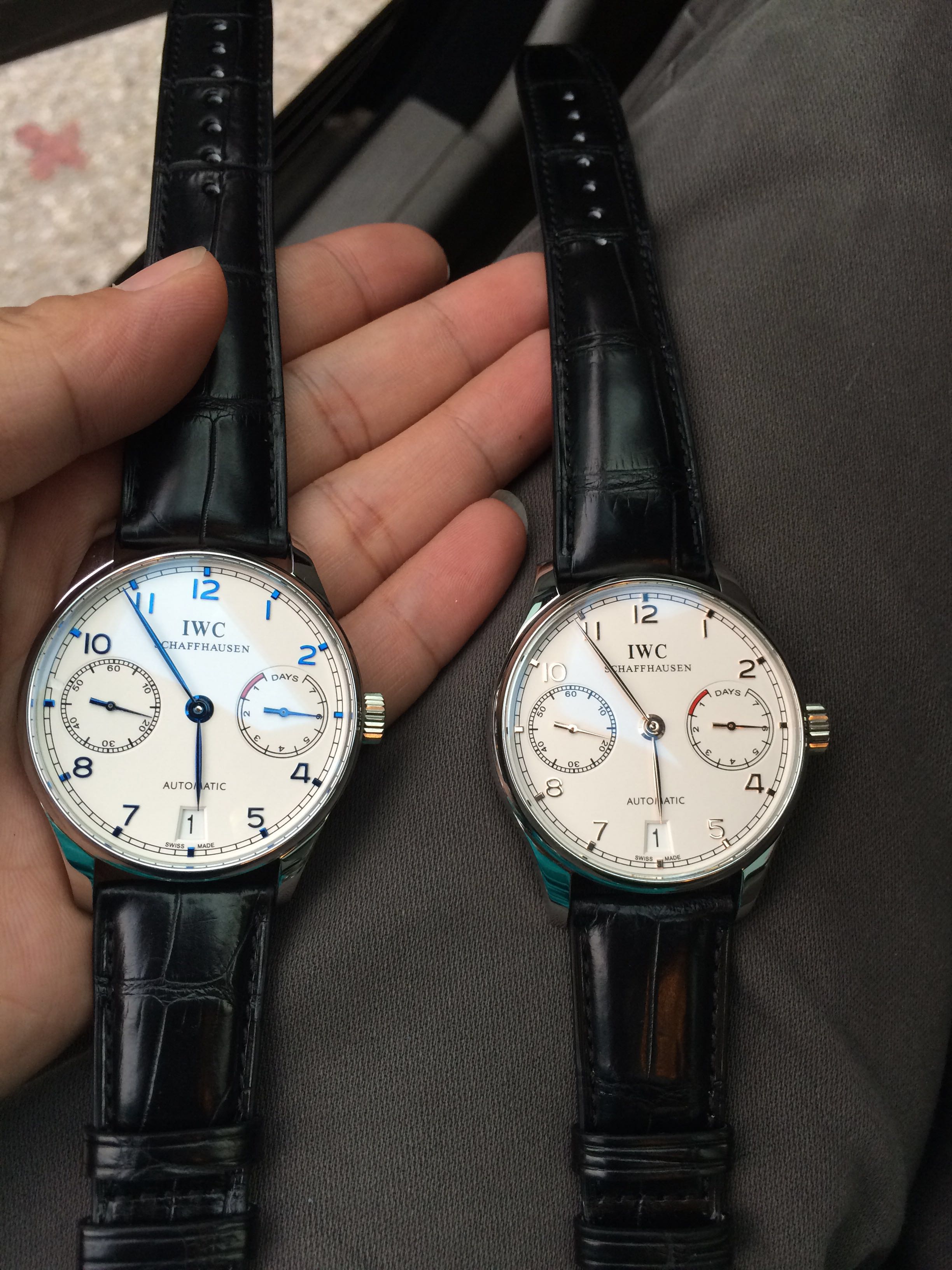 如何区分万国葡7真假,万国手表葡七真假鉴别