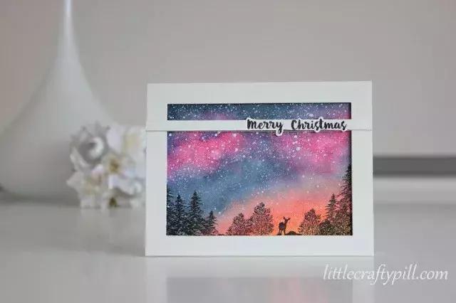 星空怎么画而且还是用水彩笔画的,教程水彩星空