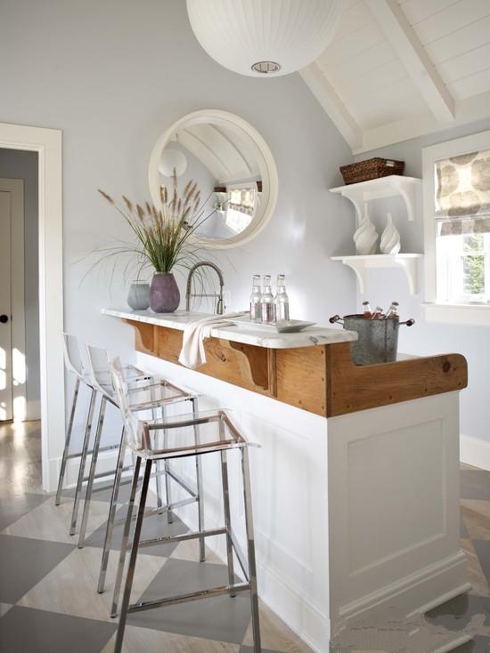 开放式厨房不靠墙装修效果图,开放式厨房分析图