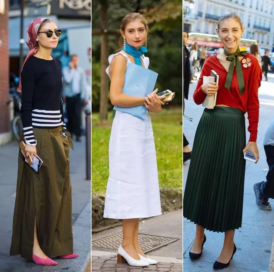 各种丝巾怎么戴,丝巾各种各样戴法