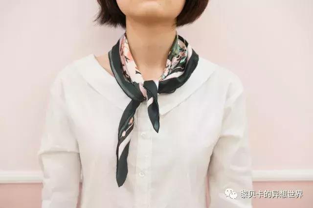 各种丝巾怎么戴,丝巾各种各样戴法