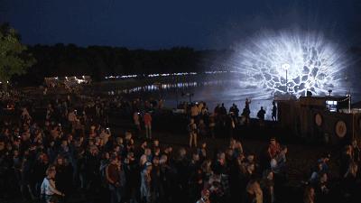 水幕秀震撼视频,西递水幕光影秀