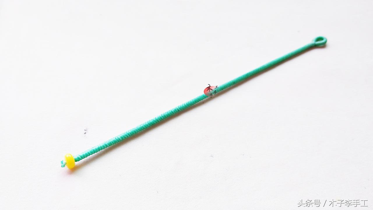 平安如意用金刚结红绳手链编法,金刚结转运珠红绳手链编法大全