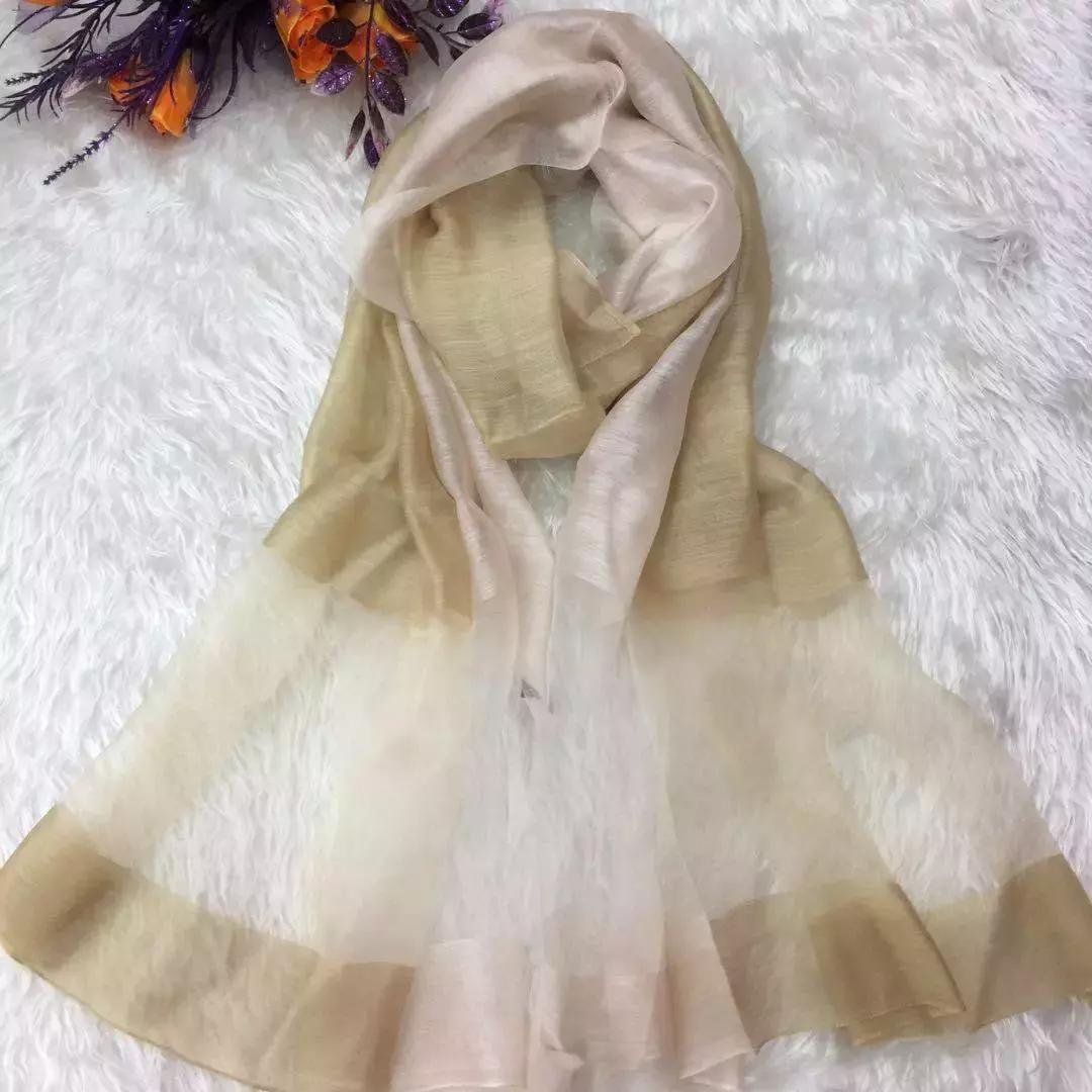 天丝刺绣丝巾,织围巾真丝