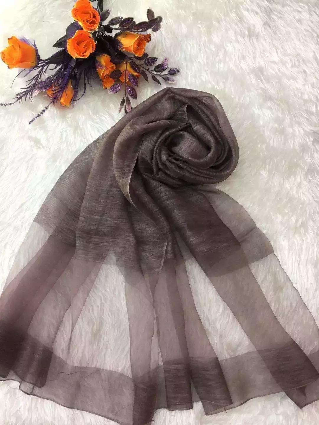 天丝刺绣丝巾,织围巾真丝