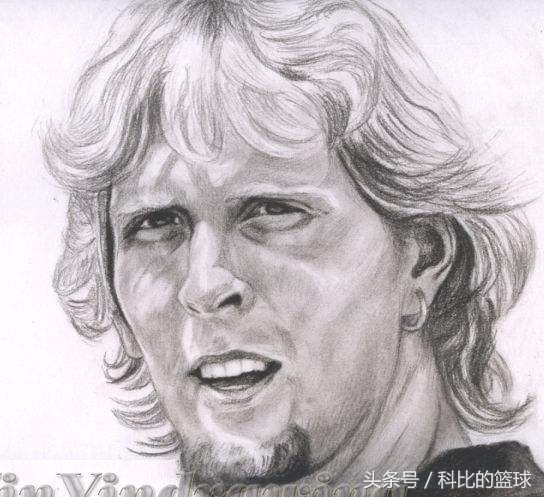 梅西科比画,素描画梅西过人