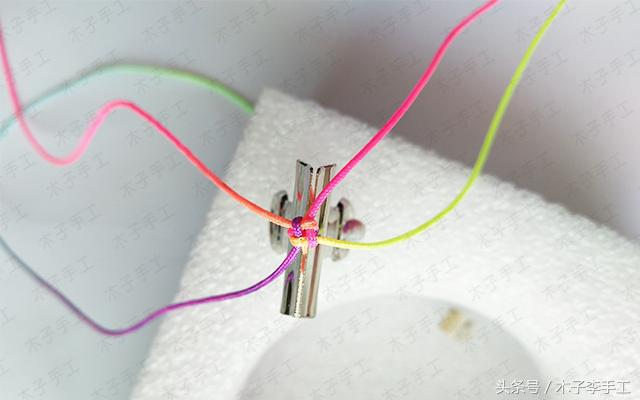 适合手残党的红绳编织技巧,手残党编手链教程