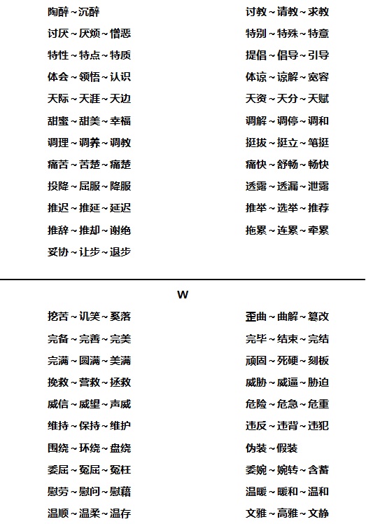 小学语文近义词顺口溜总汇,小学语文近义词辨析技巧