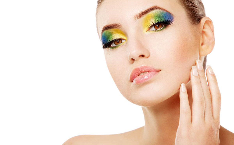 春天气息的橘色妆容,换季妆容