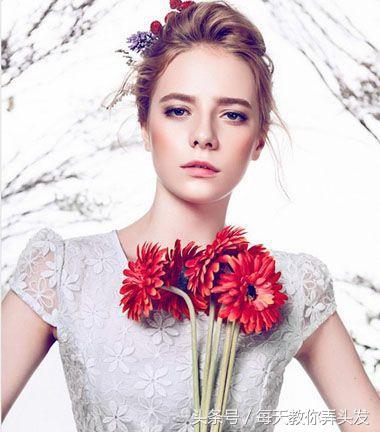 最简单的韩式盘发发型新娘,10款甜美可爱的韩式简单盘发发型