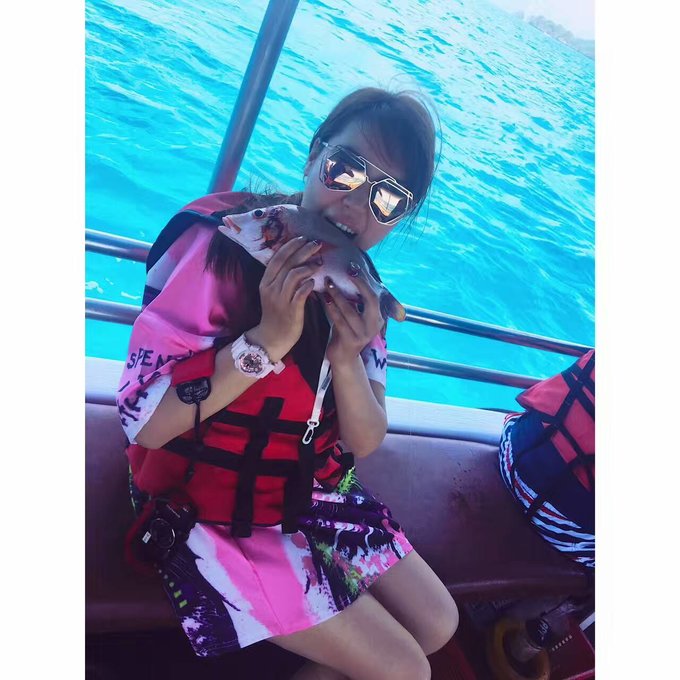 看我这发型酷不酷｜我觉得很可爱啊！帕劳潜水超级赞！