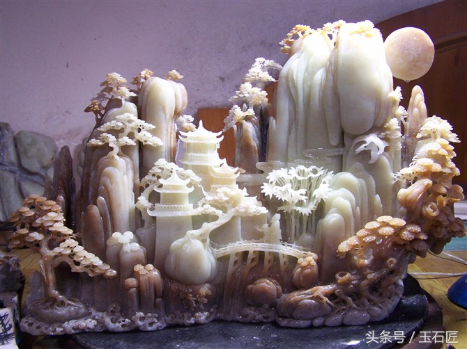 岫玉摆件的经典玉雕,岫玉摆件是手工雕刻的吗