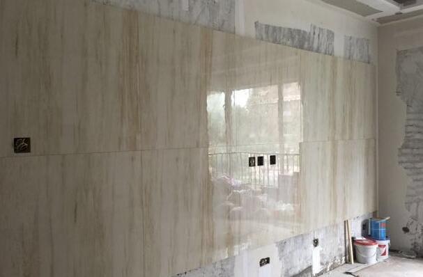 大理石背景墙用什么胶粘贴,结构胶粘大理石背景墙