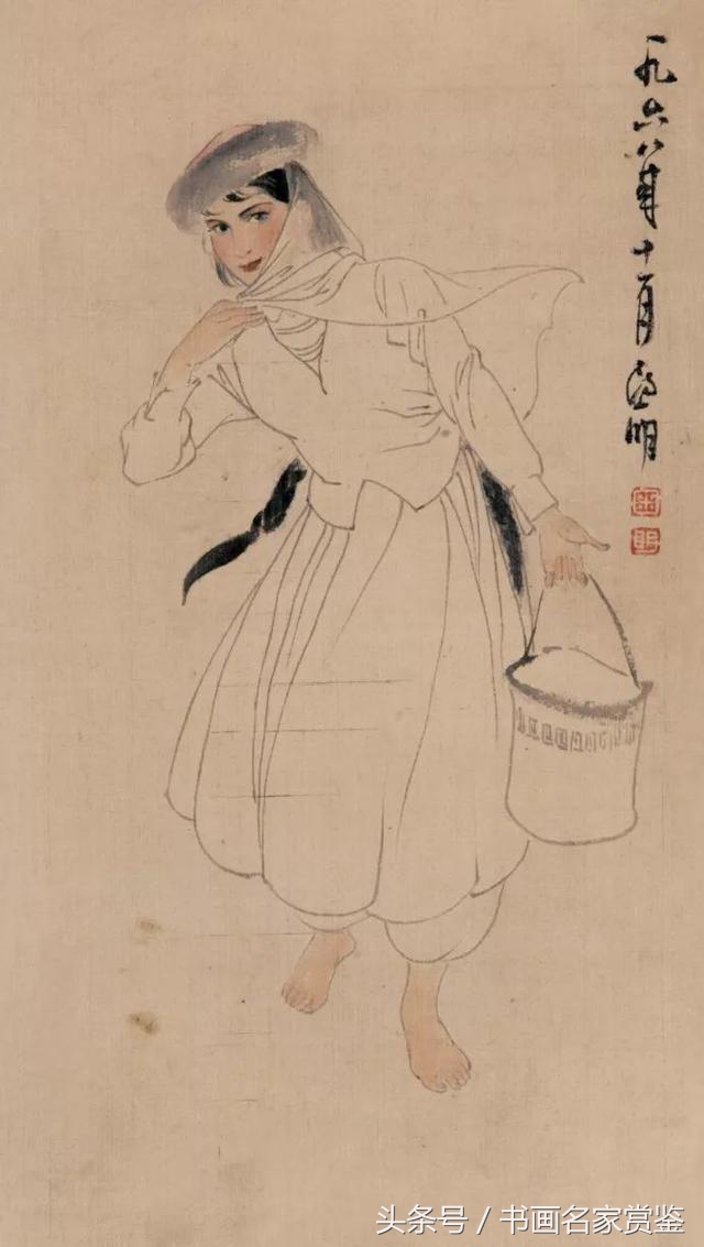 中国画名家亚明,当代金陵画派画家