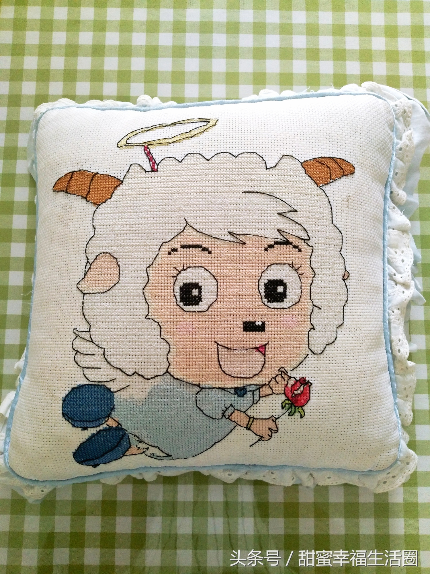 十字绣一针一线的艺术,十字绣一针一针的绣出一幅图