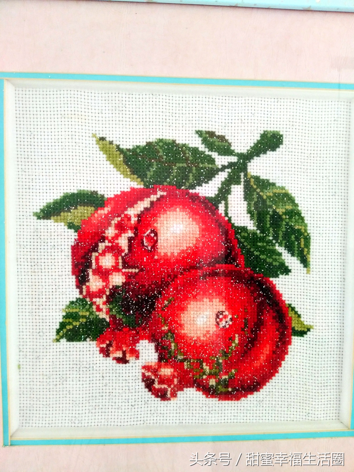 十字绣一针一线的艺术,十字绣一针一针的绣出一幅图