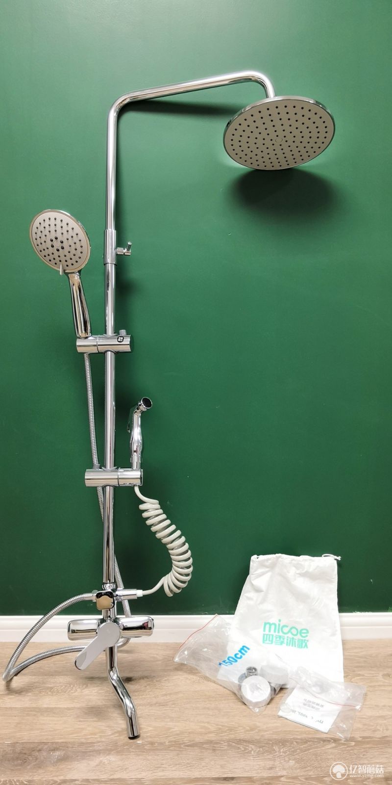 四季沐歌淋浴花洒套装安装视频,花洒套装全铜花洒沐浴妇洗神器