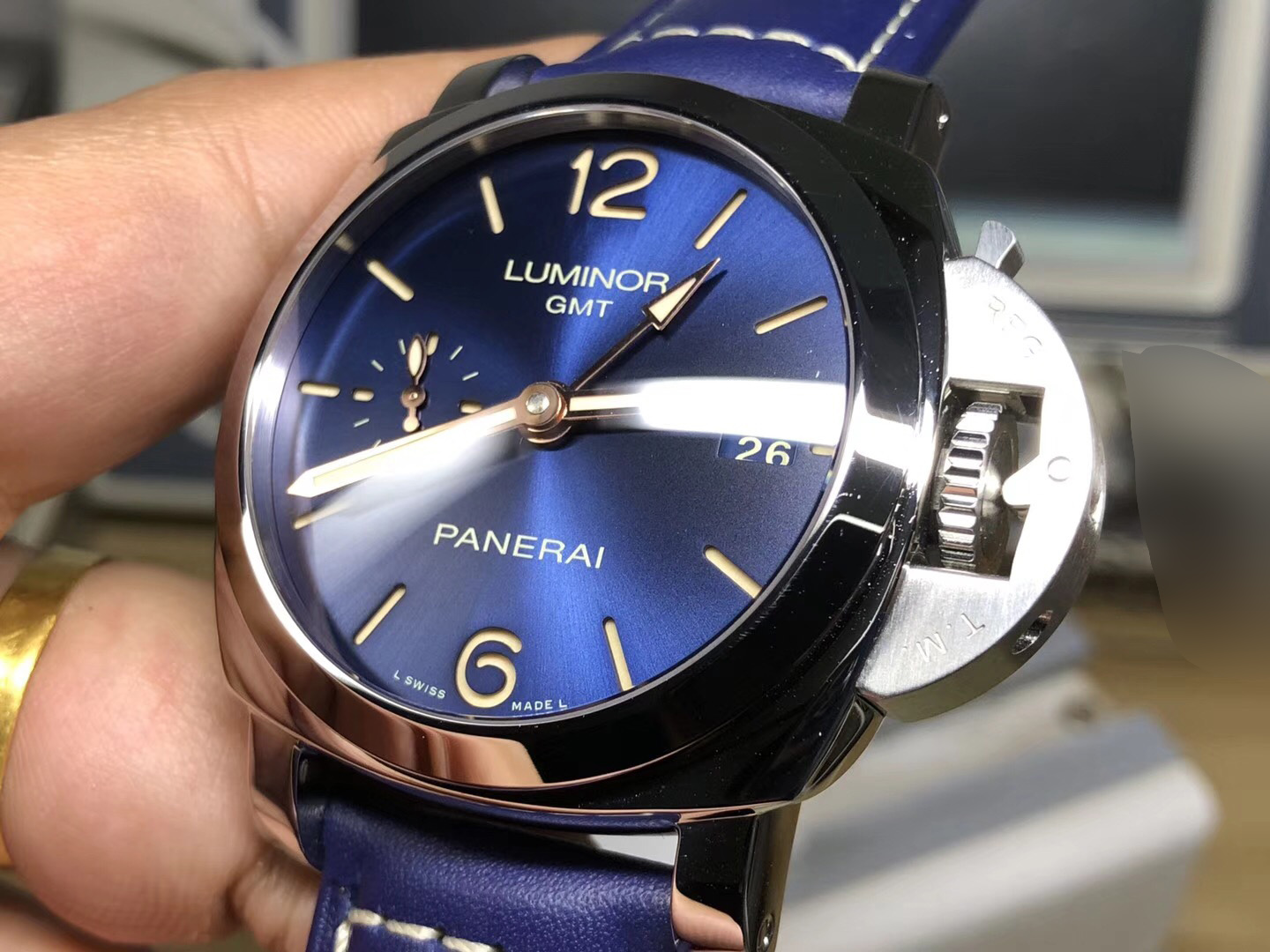 劳力士沛纳海钛钢灰,劳力士沛纳海