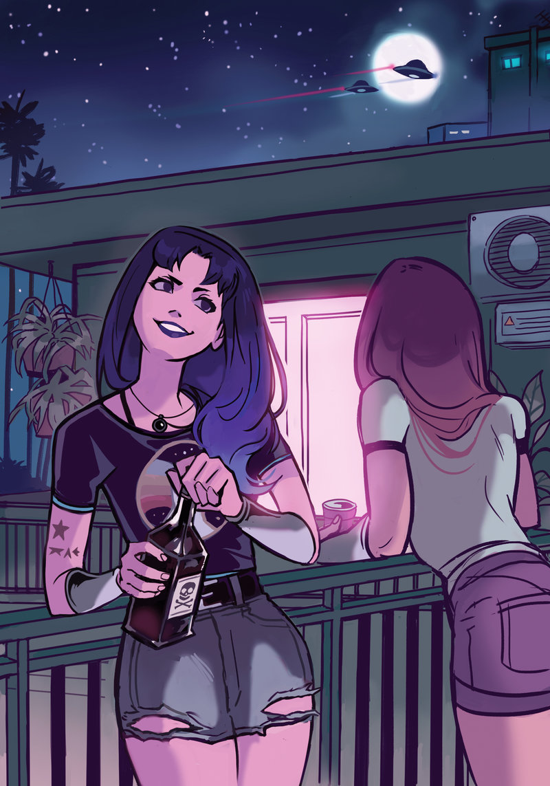 gabriella插画图,插画画师serafleur作品欣赏