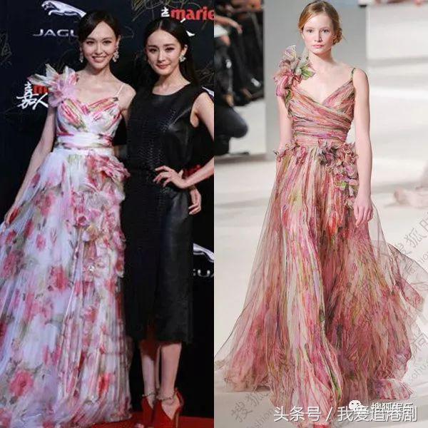 张钧甯被鱼尾裙坑了?她身上这条美上热搜的礼服裙被质疑是山寨的