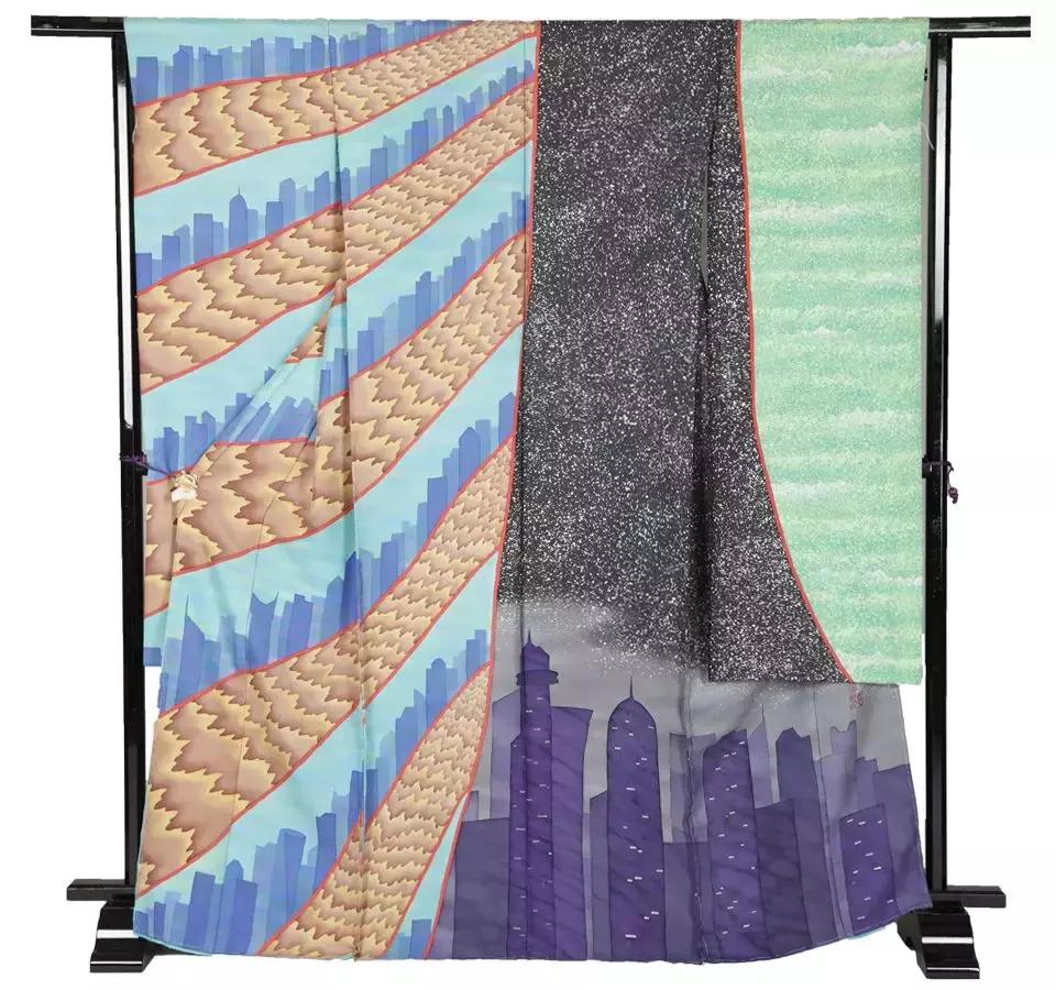 东京奥运主题和服,东京奥运会给中国设计的和服