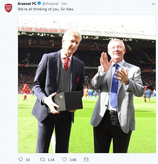 坚强BOSS！足坛齐祝福和弗格森爵士一起面对病痛