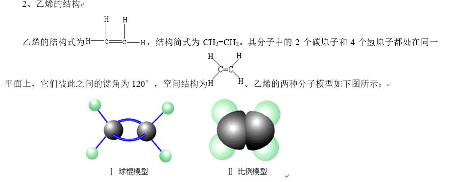 化学必修二乙烯与有机高分子材料,高中化学有机化学乙烯知识点总结