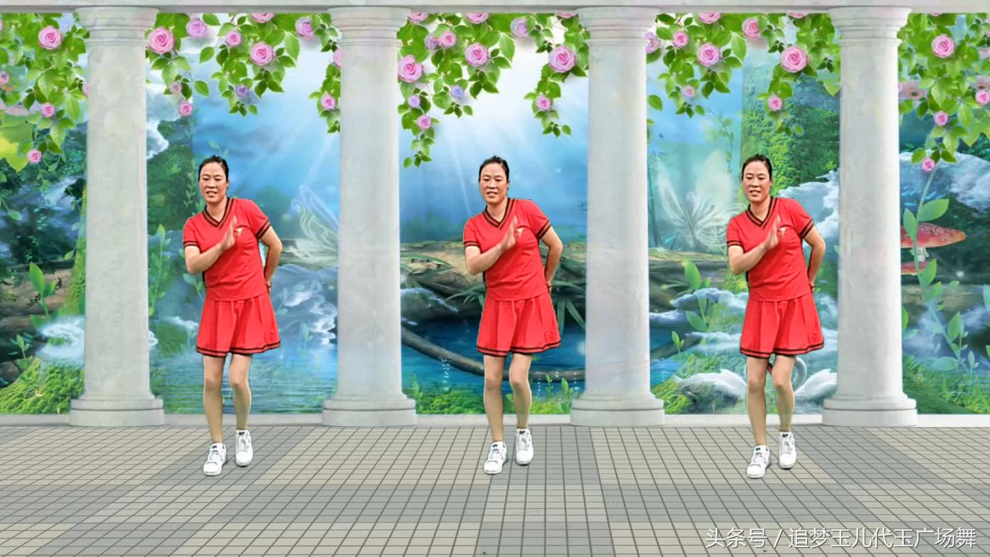 广场舞家乡的姑娘真漂亮简单版,代玉广场舞女儿情
