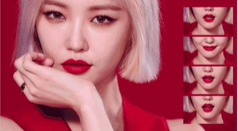 口红梅子色叠涂 (奶茶色口红叠涂橘调口红)