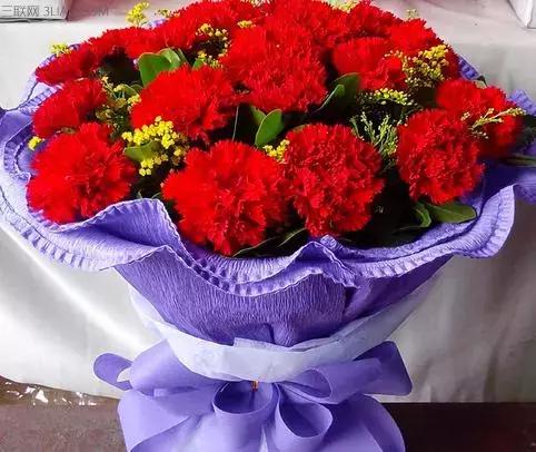 母亲节一束康乃馨送给最亲爱的人,母亲节送妈妈康乃馨图片