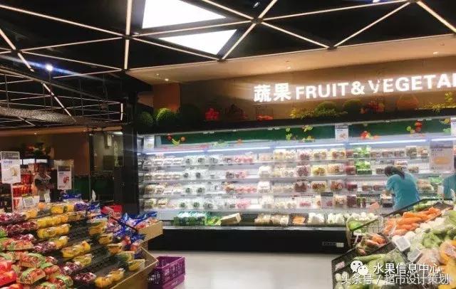 水果店水果陈列摆放销售技巧,20方长方形水果店铺陈列设计