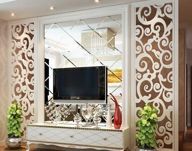 小户型2米7宽电视背景墙设计,小户型中式电视背景墙效果图